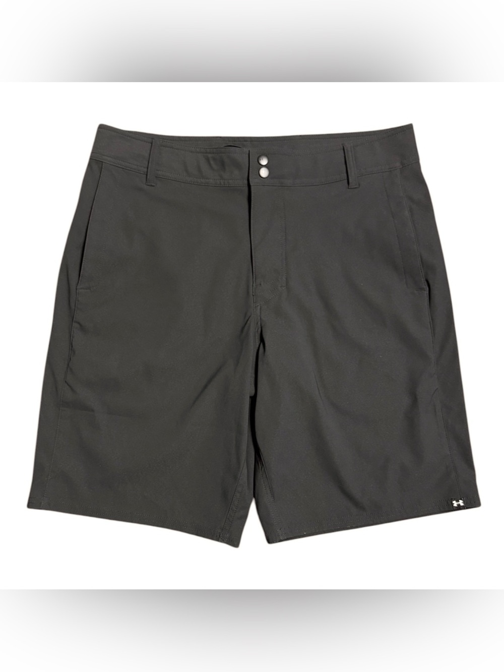 Men's Casual Black Performance Shorts size 34 loose fit heat gear shorts